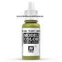 PINTURA ACRILICA VERDE LIMA (17 ml) Nº77 Acrilicos Vallejo Model Color