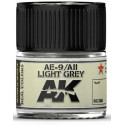 PINTURA REAL COLORS AE-9 / ALL LIGHT GREY (10 ml) - AK RC308