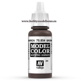 PINTURA ACRILICA PATINA MARRON (17 ml) Nº204 VALLEJO MODEL COLOR