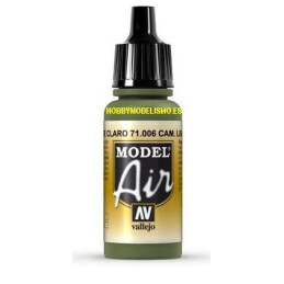 PINTURA ACRILICA CAMUFLAGE VERDE CLARO (17 ml)