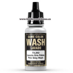 PINTURA ACRILICA LAVADO GRIS PALIDO (17 ml) vallejo-game-color