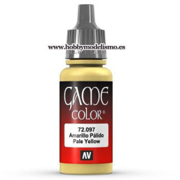 PINTURA ACRILICA AMARILLO PALIDO (17 ml) vallejo model color