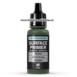 SURFACE PRIMER: VERDE OTAN FS34094(17 ml)  IMPRIMACION ACRILICA VALLEJO