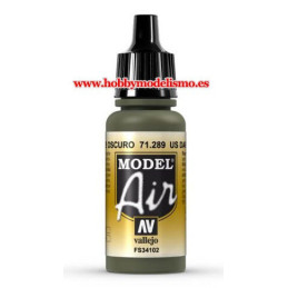 PINTURA ACRILICA VERDE OSCURO U.S. (17 ml)