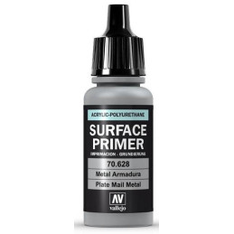 SURFACE PRIMER: METAL ARMADURA (17 ml)  - Acrylicos Vallejo 70628