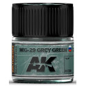 PINTURA REAL COLORS MIG-29 GREY GREEN (10 ml) - AK RC338