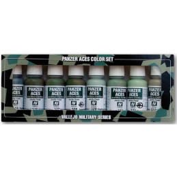 SET PINTURAS ACRILICAS PANZER ACES Nº4 (Uniforme tripulantes Rusos, Italianos, Japoneses)