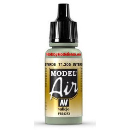 PINTURA ACRILICA GRIS VERDOSO INTERIOR (17 ml)