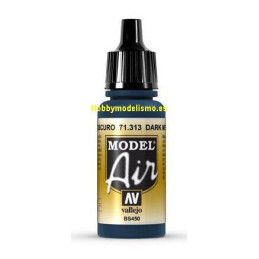 PINTURA ACRILICA AZUL MEDITERRANEO OSCURO (17 ml)