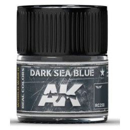 PINTURA REAL COLORS AZUL MAR OSCURO (10 ml) - AK REAL COLOR RC258