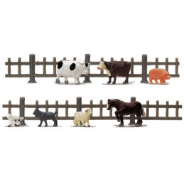 ANIMALES DE GRANJA Y CORRAL HO/OO HORNBY R565