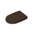 TEJA PIZARRA MARRON OSCURA (13 x 20 x 2 mm) 40 unidades -Escala 1/10- Domus 01131