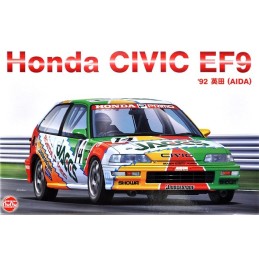 HONDA CIVIC EF9 1992 (AIDA) -Escala 1/24- NUNU HOBBY MODEL KIT PN24021