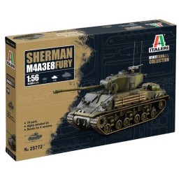 CARRO DE COMBATE M-4 A3E8 SHERMAN "Fury" -Escala 1/56- Italeri 25772