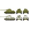 CARRO DE COMBATE T-34/85 2 unidades escala 1/72 ITALERI 7515