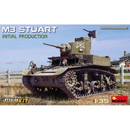 CARRO DE COMBATE M-3 STUART (Initial) -Escala 1/35- MiniArt 35401