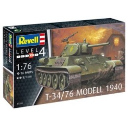 CARRO DE COMBATE T-34/76 Mod. 1940 -Escala 1/76- Revell 03294