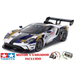 COCHE RC KIT Ford GT Mk. II 2020 (TT-02) -Escala 1/10- TAMIYA 58372