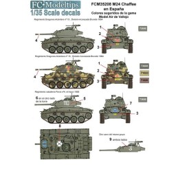 CALCAS M-24 CHAFEE EN ESPAÑA ESCALA 1/35