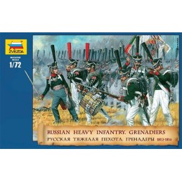 INFANTERIA PESADA RUSA - GRANADEROS (1812 - 1815) -Escala 1/72- Zvezda 8020