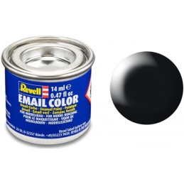 PINTURA ESMALTE NEGRO SATINADO 14 ml RAL9005 - Revel 32302