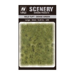 WILD TURF - DENSE GREEN L: 6 mm x 35 un