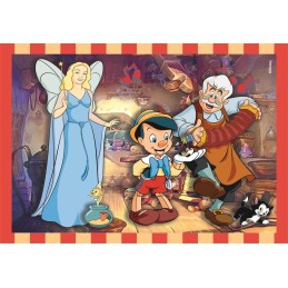 PUZZLE 4 en 1 CLASICOS DISNEY - CLEMENTONI 21523