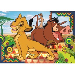 PUZZLE 2 X 60 PZAS EL REY LEON - CLEMENTONI 21604