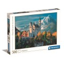 PUZZLE 500 pzas NEUSCHWANSTEIN CASTLE - Clementoni 35146