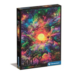 PUZZLE 500 Pzas. COLORBOOM PSYCLEDELIC JUNGLE - Clementoni 35518