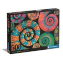 PUZZLE 500 Pzas. HQC COLORBOOM COLLECTION CURLY - Clementoni 35519