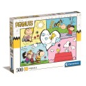 PUZZLE 500 PIEZAS PEANUTS - CLEMENTONI 35558