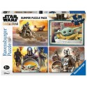 PUZZLE 4X100 PZS MANDALORIAN - RAVENSBURGER 05240