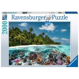 PUZZLE 2000 PZS MALDIVAS - RAVENSBURGER 17441 98 X 75 CMS