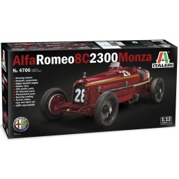 ALFA ROMEO 8C 2300 Monza -Escala 1/12- Italeri 4706