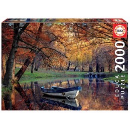 PUZZLE 2000 Pzas BARCA EN EL LAGO - Educa 19275