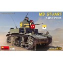 CARRO DE COMBATE M-3 STUART EARLY (Interiores)  "G. PATTON" -Escala 1/