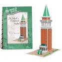 PUZZLE 3D ITALY FLAVOR CAMPANARIO DE SAN MARCOS 16,5 X 11.2 X 25.3 CMS 18 PZAS CUBIC FUN W3116