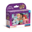 PUZZLE CUBE 6 pzs PRINCESAS DISNEY - Clementoni 40660