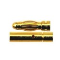 CONECTOR ORO 3 mm Macho / Hembra