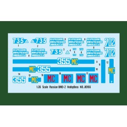 VEHICULO DE COMBATE DE INFANTERIA BMD-2 -Escala 1/35- HOBBYBOSS 80155