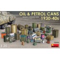 LATAS DE ACEITE & COMBUSTIBLE AÑOS 30 - 40 -Escala 1/35- MiniArt 35595