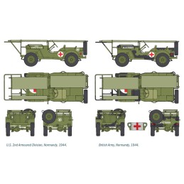 JEEP WILLYS AMBULANCIA -Escala 1/35- Italeri 326