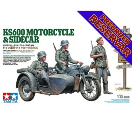 MOTOCICLETA ALEMANA CON SIDECAR & ACCESORIOS -Escala 1/35- Tamiya 35384