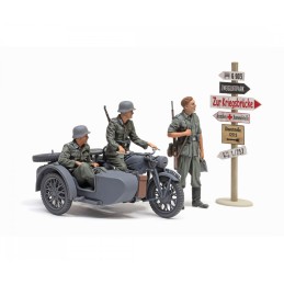 MOTOCICLETA ALEMANA CON SIDECAR & ACCESORIOS -Escala 1/35- Tamiya 35384