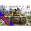 CARRO DE COMBATE SD.KFZ.181 Ausf. E TIGER I (Late) "Michael Wittmann" & ZIMMERIT -Escala 1/35- Takom 2201