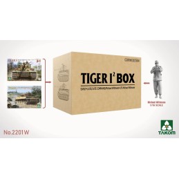 TIGER I BIG BOX: 2 x TIGER I (Late & Early) & ZIMMERIT (1/35) + MICHAEL WITTMANN (1/16) Takom Model 2201W