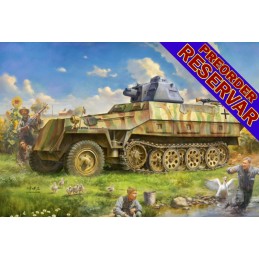 TRANSPORTE DE TROPAS Sd.Kfz.251 Ausf.D & Torre carro R35 -Escala 1/35-