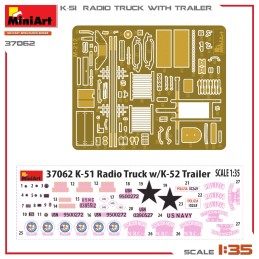 CHEVROLET G7105 RADIO K-51 & REMOLQUE -Escala 1/35- MiniArt 37062