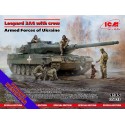 CARRO DE COMBATE LEOPARD 2 A6 & TRIPULACION UKRANIANA -Escala 1/35- ICM 35013